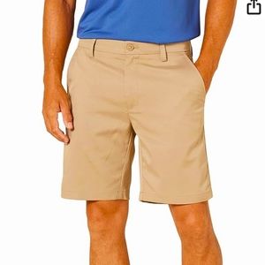 New Amazon Essentials Men’s slim-Fit Stretch Golf Shorts color stone size 34W